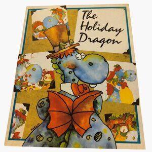 The Holiday Dragon Personalized Childrens Book Webglen Concepts 1985 John Moyer